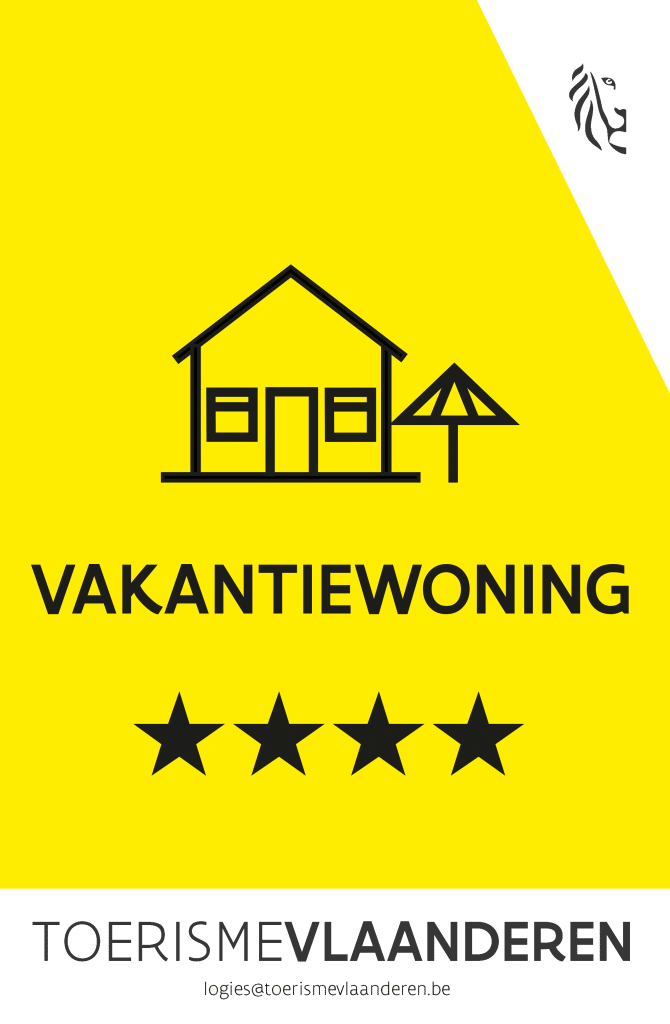 vakantiewoning erkenningsschild_4 sterren